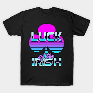 Saint Patrick's Day Luck Of The Irish Funny 80's Rad Meme T-Shirt